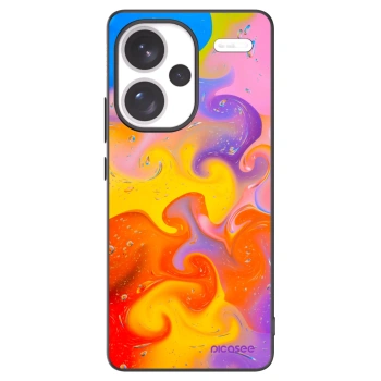 Picasee fekete szilikon tok az alábbi mobiltelefonokra Xiaomi Redmi Note 13 Pro+ 5G - Bubbles