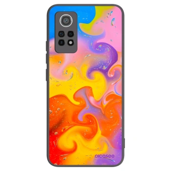 Picasee fekete szilikon tok az alábbi mobiltelefonokra Xiaomi Redmi Note 12 Pro 4G - Bubbles