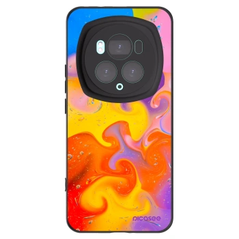 Picasee fekete szilikon tok az alábbi mobiltelefonokra Honor Magic6 Pro - Bubbles