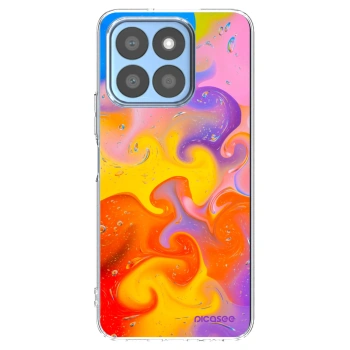 Picasee átlátszó szilikon tok az alábbi mobiltelefonokra Honor X8b - Bubbles