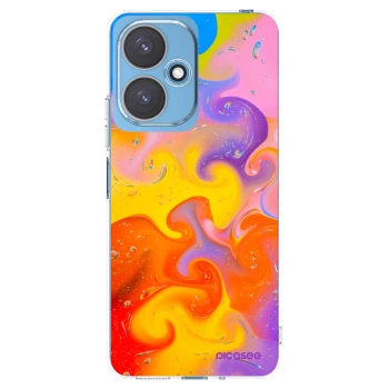 Picasee átlátszó szilikon tok az alábbi mobiltelefonokra Xiaomi Redmi 13C 5G - Bubbles