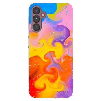 Picasee átlátszó szilikon tok az alábbi mobiltelefonokra Samsung Galaxy A05s A057G - Bubbles