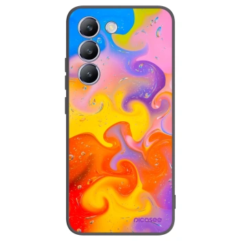 Picasee fekete szilikon tok az alábbi mobiltelefonokra Vivo V40 SE 5G - Bubbles
