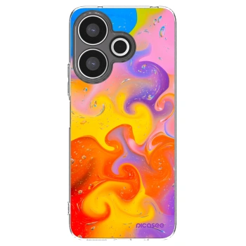 Picasee átlátszó szilikon tok az alábbi mobiltelefonokra Xiaomi Redmi 13 4G - Bubbles