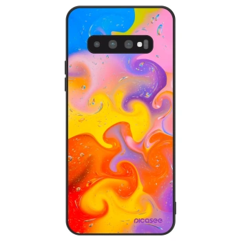 Szilikon tok erre a típusra Samsung Galaxy S10 Plus G975 - Bubbles
