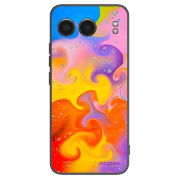 Picasee fekete szilikon tok az alábbi mobiltelefonokra OnePlus Nord 4 - Bubbles