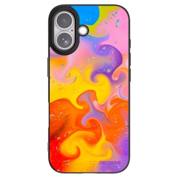 Picasee fekete szilikon tok az alábbi mobiltelefonokra Apple iPhone 17 - Bubbles
