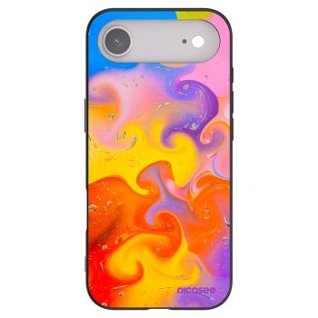 Picasee fekete szilikon tok az alábbi mobiltelefonokra Apple iPhone Air - Bubbles