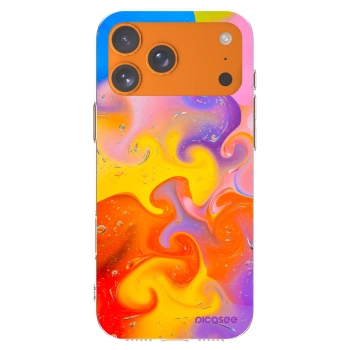 Picasee átlátszó szilikon tok az alábbi mobiltelefonokra Apple iPhone 17 Pro Max - Bubbles