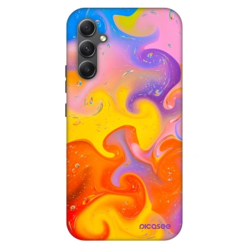 Szilikon tok erre a típusra Samsung Galaxy A34 5G A346B - Bubbles