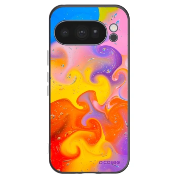 Picasee fekete szilikon tok az alábbi mobiltelefonokra Google Pixel 10 Pro - Bubbles