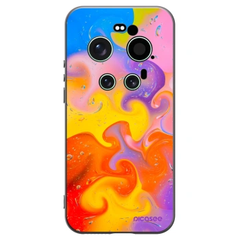 Picasee fekete szilikon tok az alábbi mobiltelefonokra Xiaomi 17 Ultra - Bubbles