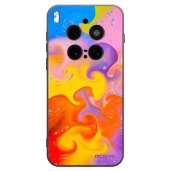 Picasee fekete szilikon tok az alábbi mobiltelefonokra Vivo X300 Pro - Bubbles