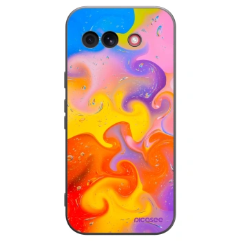 Picasee fekete szilikon tok az alábbi mobiltelefonokra Google Pixel 10a - Bubbles