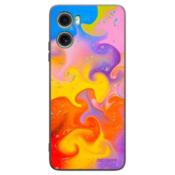 Picasee fekete szilikon tok az alábbi mobiltelefonokra Motorola Moto G06 - Bubbles