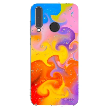 Picasee átlátszó szilikon tok az alábbi mobiltelefonokra Honor 20 Lite - Bubbles