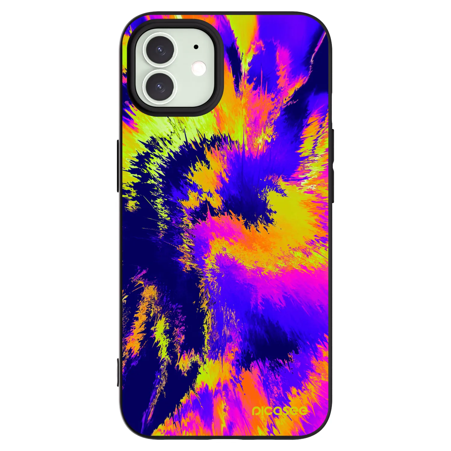 Picasee fekete szilikon tok az alábbi mobiltelefonokra Apple iPhone 12 Pro - Burn