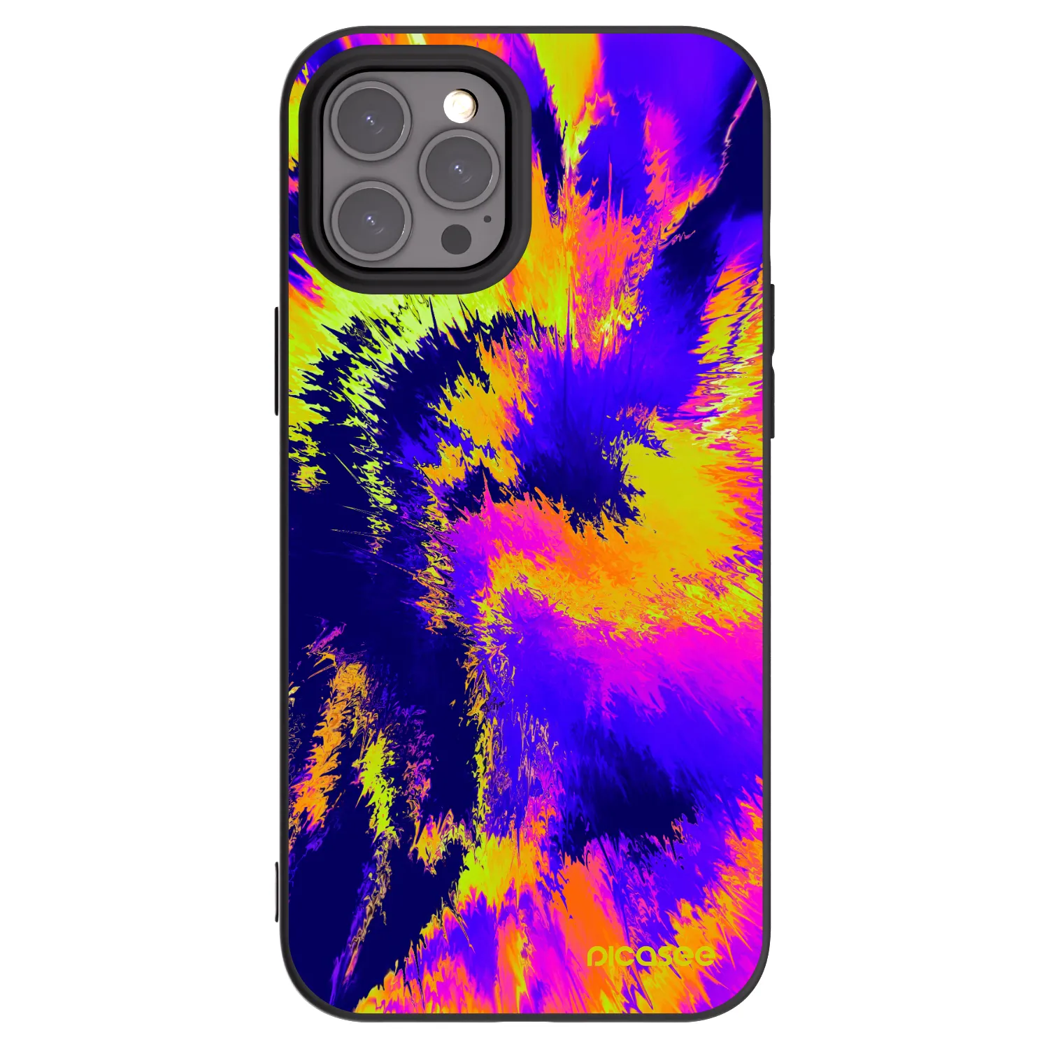 Picasee fekete szilikon tok az alábbi mobiltelefonokra Apple iPhone 12 Pro Max - Burn