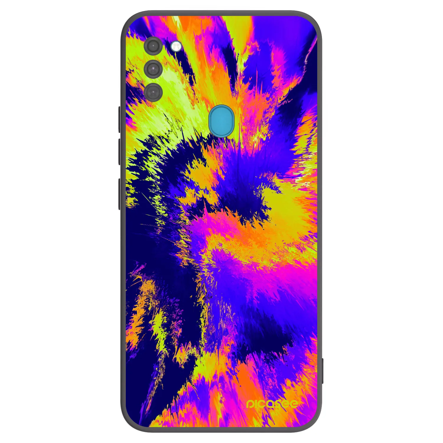 Picasee fekete szilikon tok az alábbi mobiltelefonokra Samsung Galaxy M11 - Burn