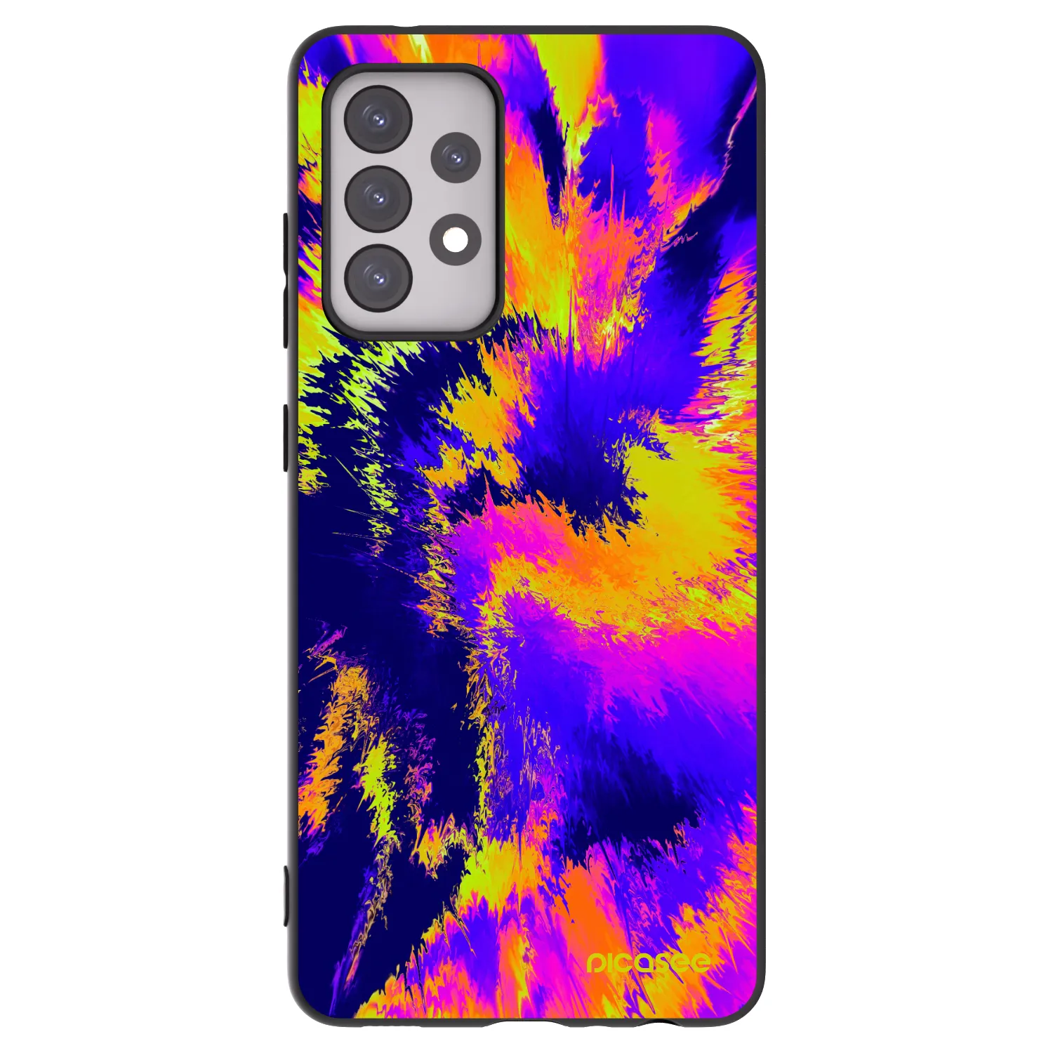 Picasee fekete szilikon tok az alábbi mobiltelefonokra Samsung Galaxy A52 5G A525F - Burn