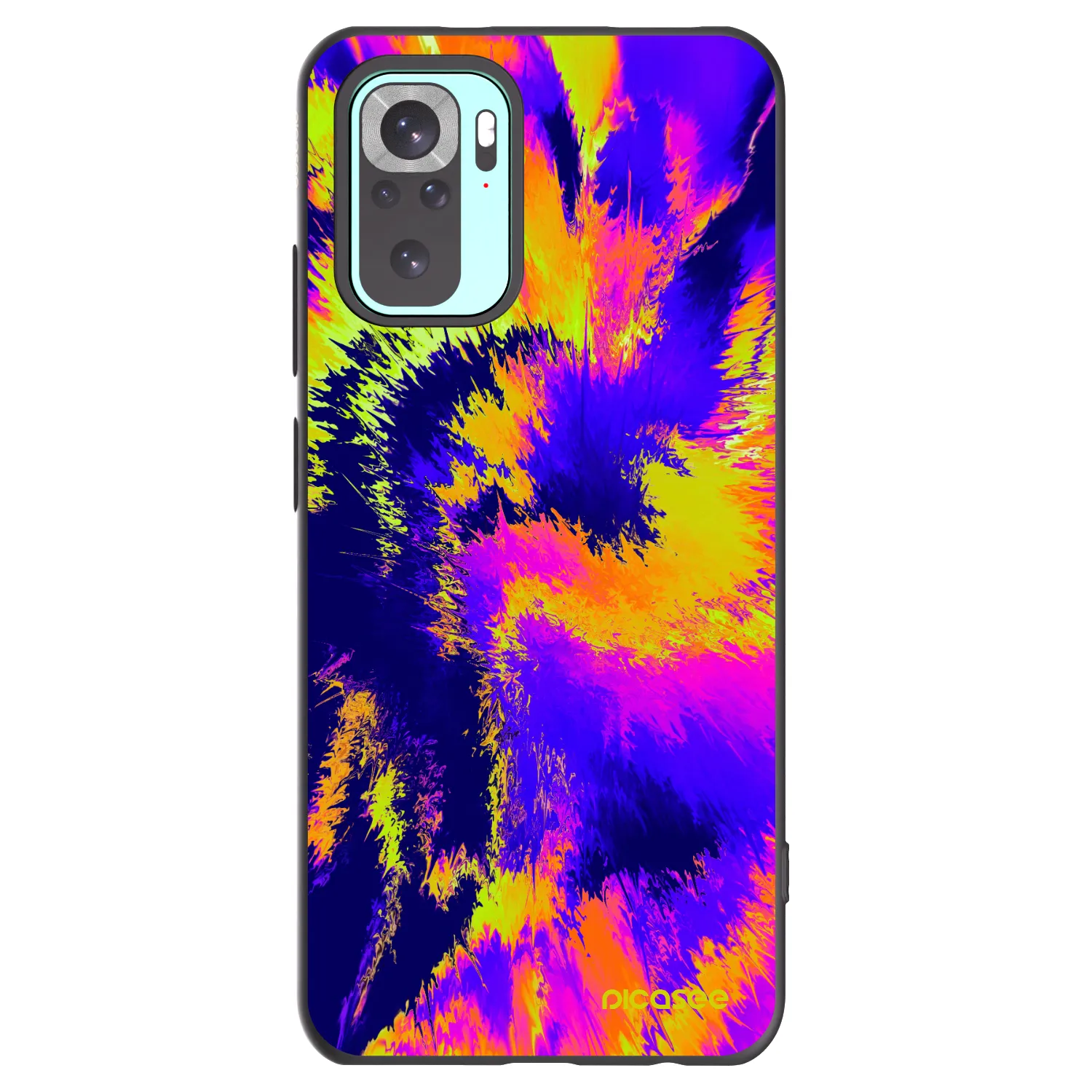 Picasee fekete szilikon tok az alábbi mobiltelefonokra Xiaomi Redmi Note 10 Pro - Burn