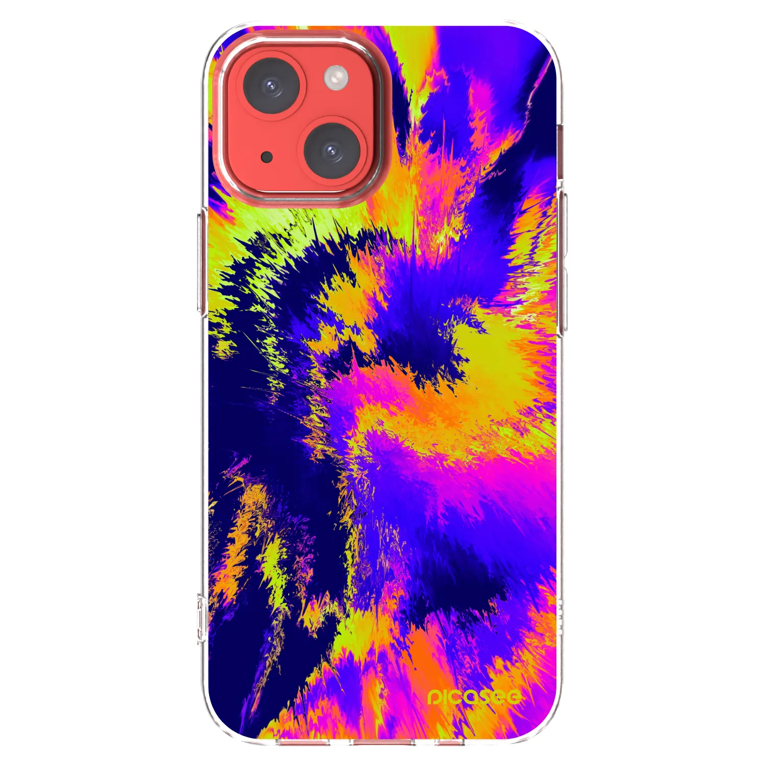 Picasee átlátszó szilikon tok az alábbi mobiltelefonokra Apple iPhone 13 mini - Burn
