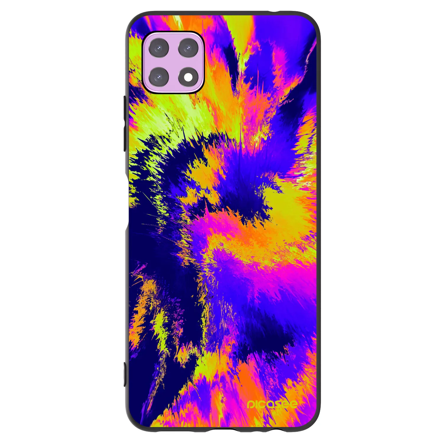 Picasee fekete szilikon tok az alábbi mobiltelefonokra Samsung Galaxy A22 A226B 5G - Burn