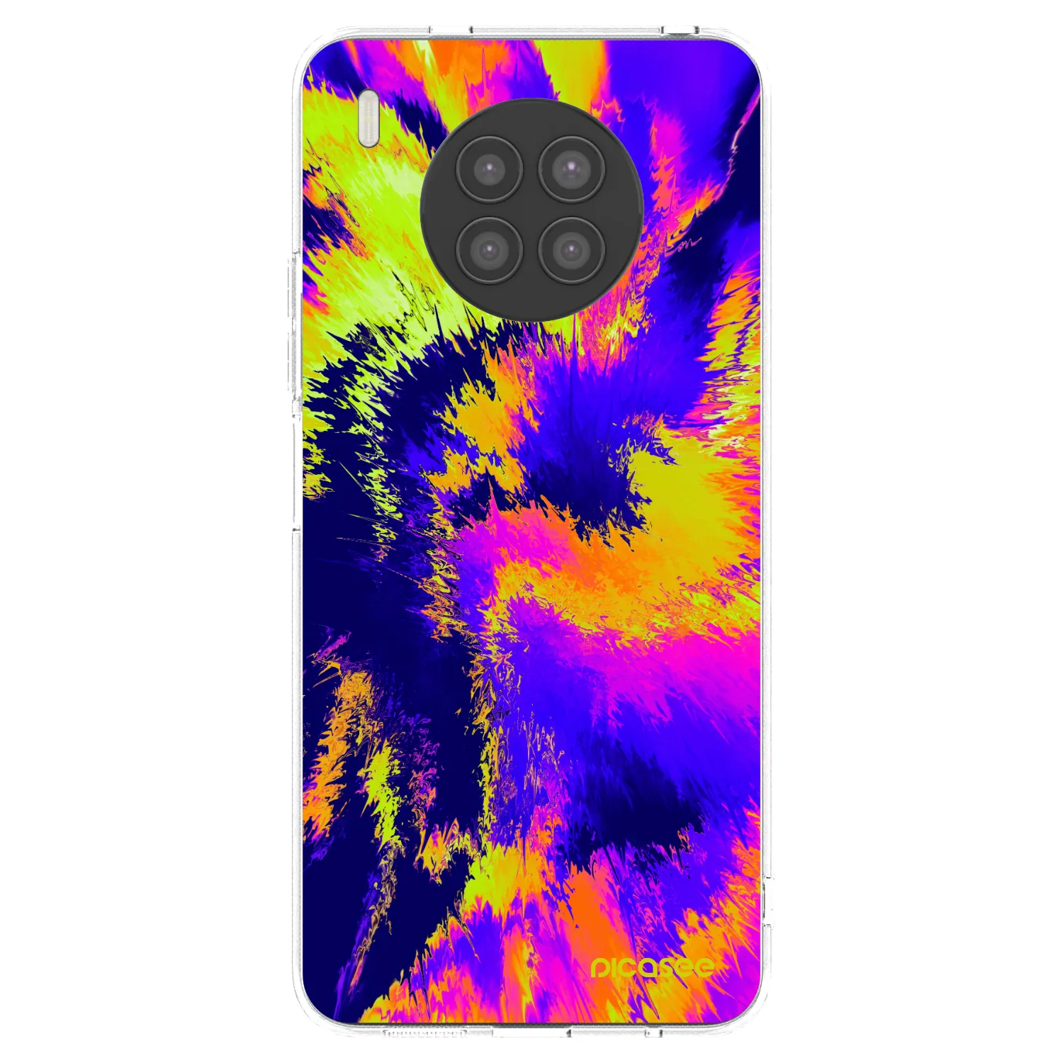 Picasee átlátszó szilikon tok az alábbi mobiltelefonokra Huawei Nova 8i - Burn