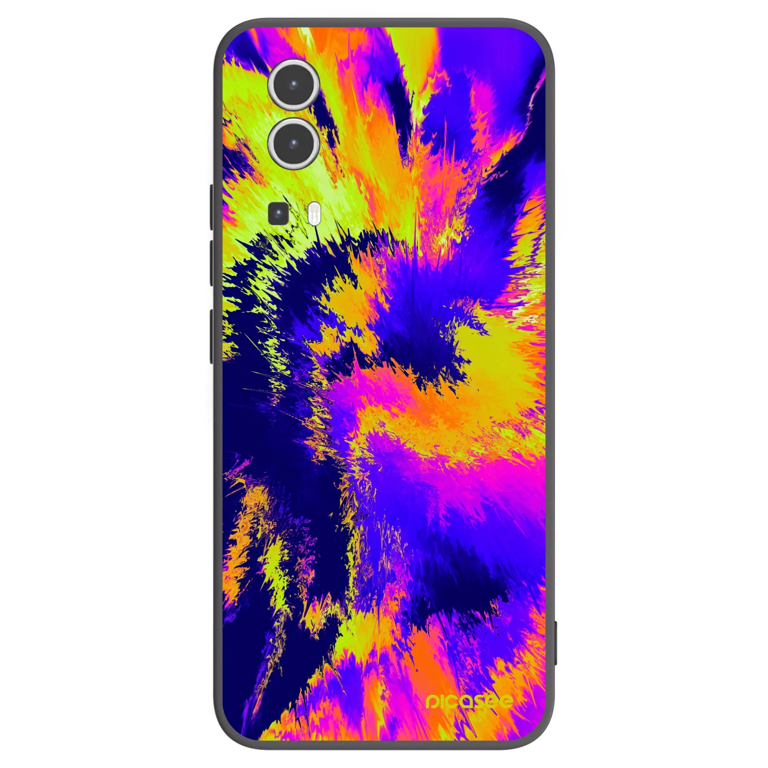 Picasee fekete szilikon tok az alábbi mobiltelefonokra Vivo Y72 5G - Burn