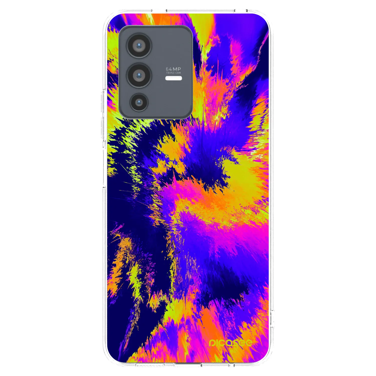 Picasee átlátszó szilikon tok az alábbi mobiltelefonokra Vivo V23 5G - Burn
