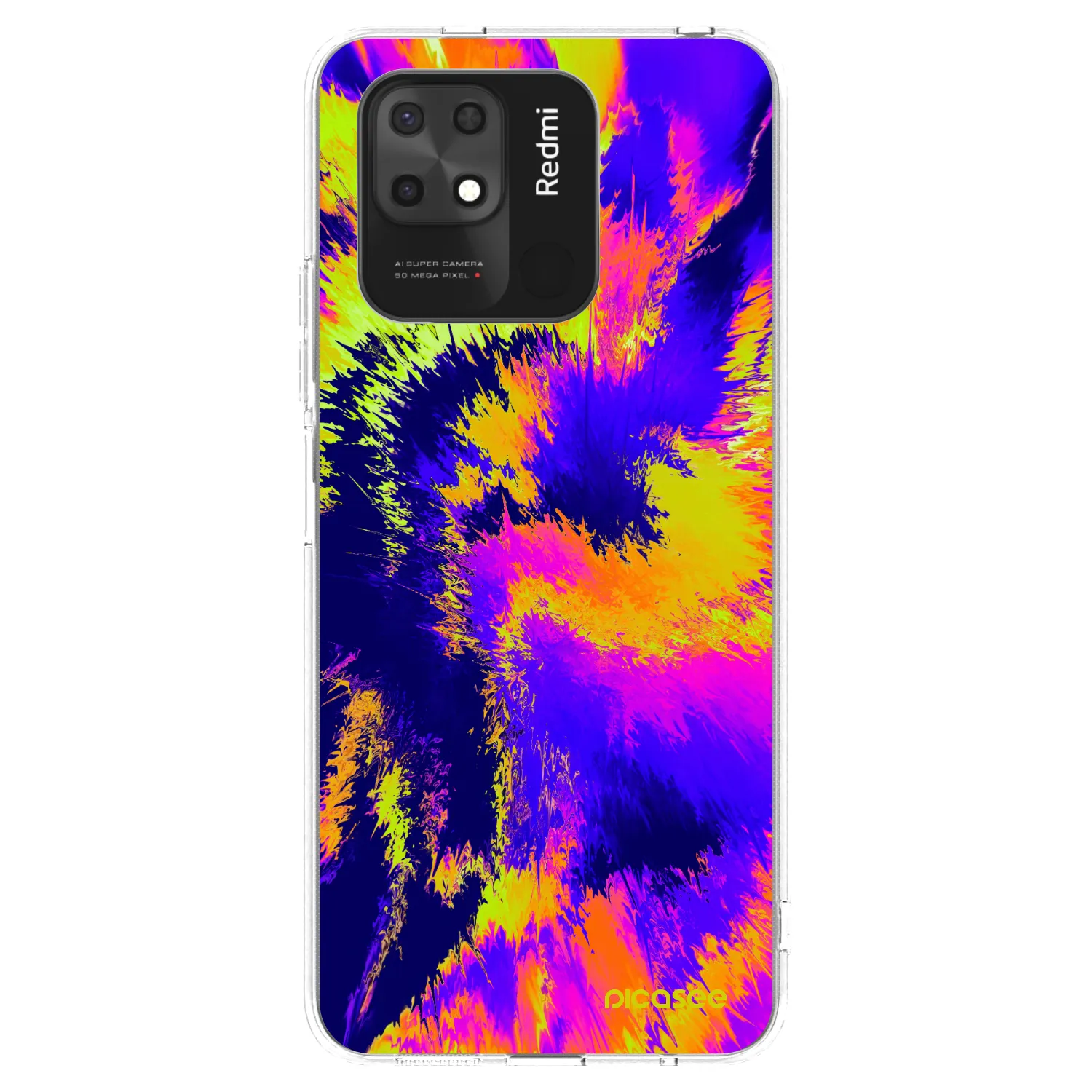 Picasee átlátszó szilikon tok az alábbi mobiltelefonokra Xiaomi Redmi 10C - Burn