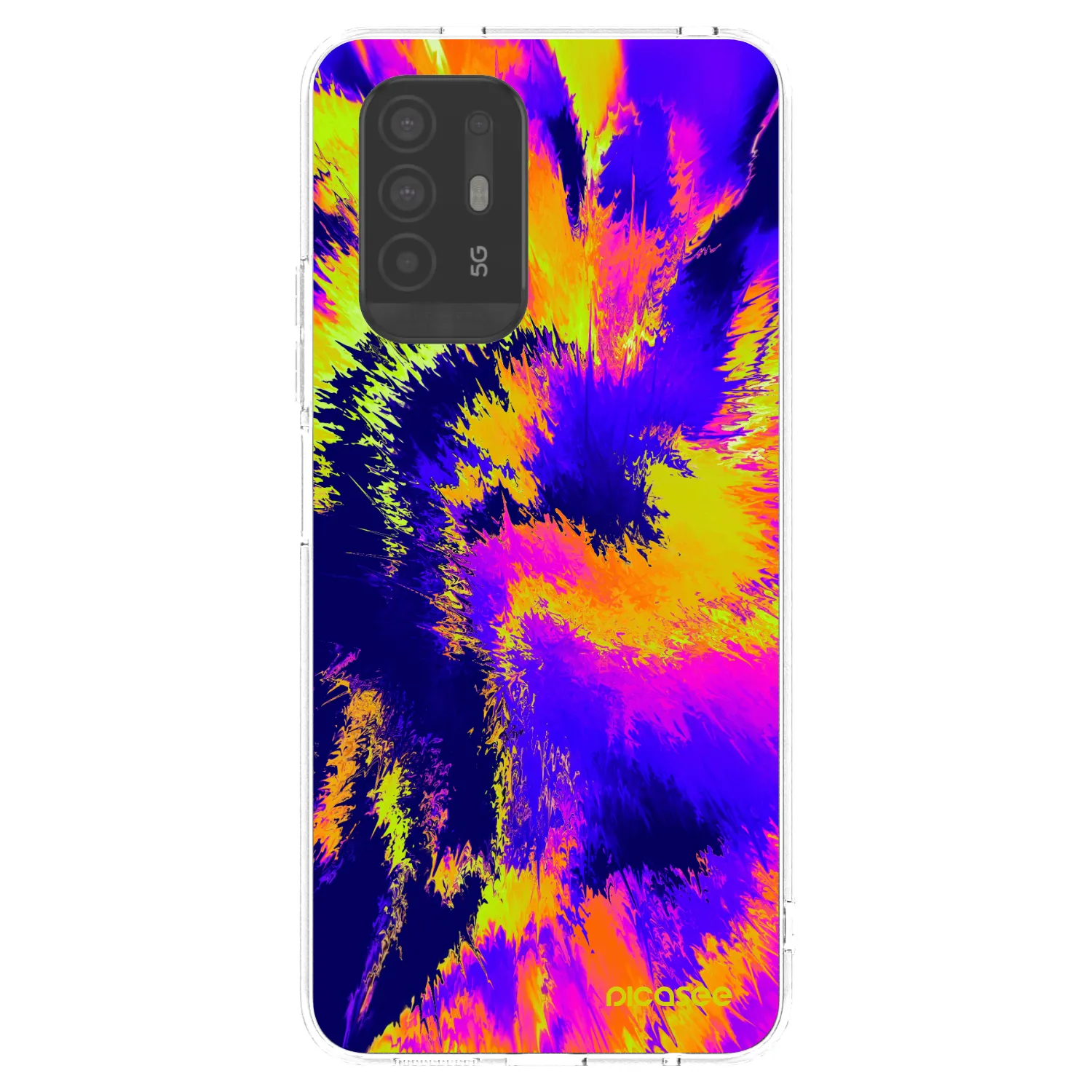 Picasee átlátszó szilikon tok az alábbi mobiltelefonokra OPPO A94 5G - Burn