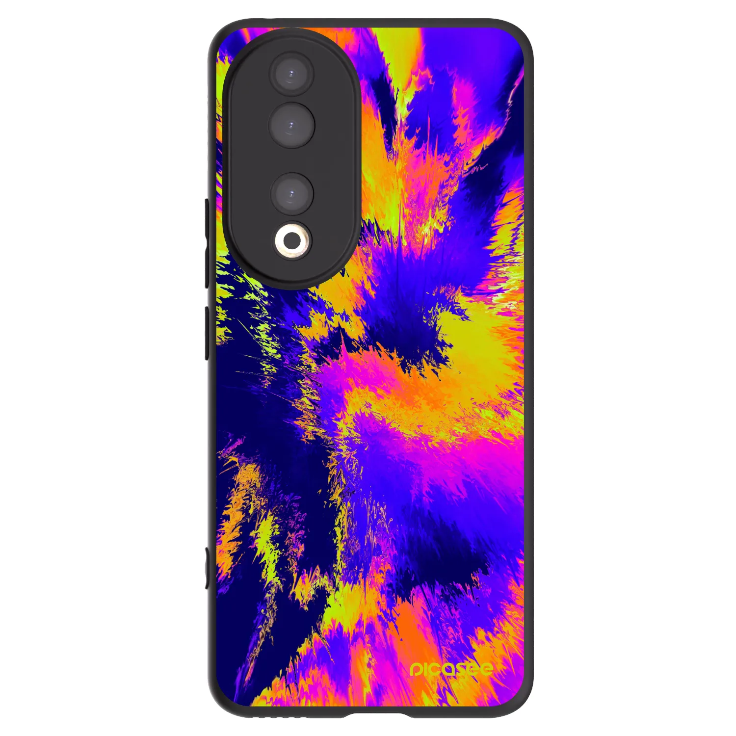 Picasee fekete szilikon tok az alábbi mobiltelefonokra Honor 90 5G - Burn