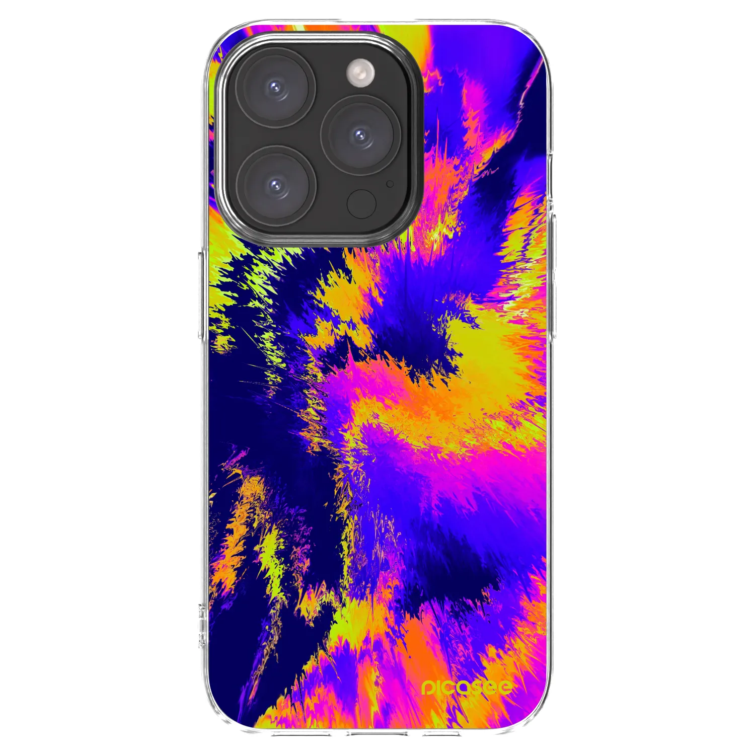 Picasee átlátszó szilikon tok az alábbi mobiltelefonokra Apple iPhone 15 Pro - Burn