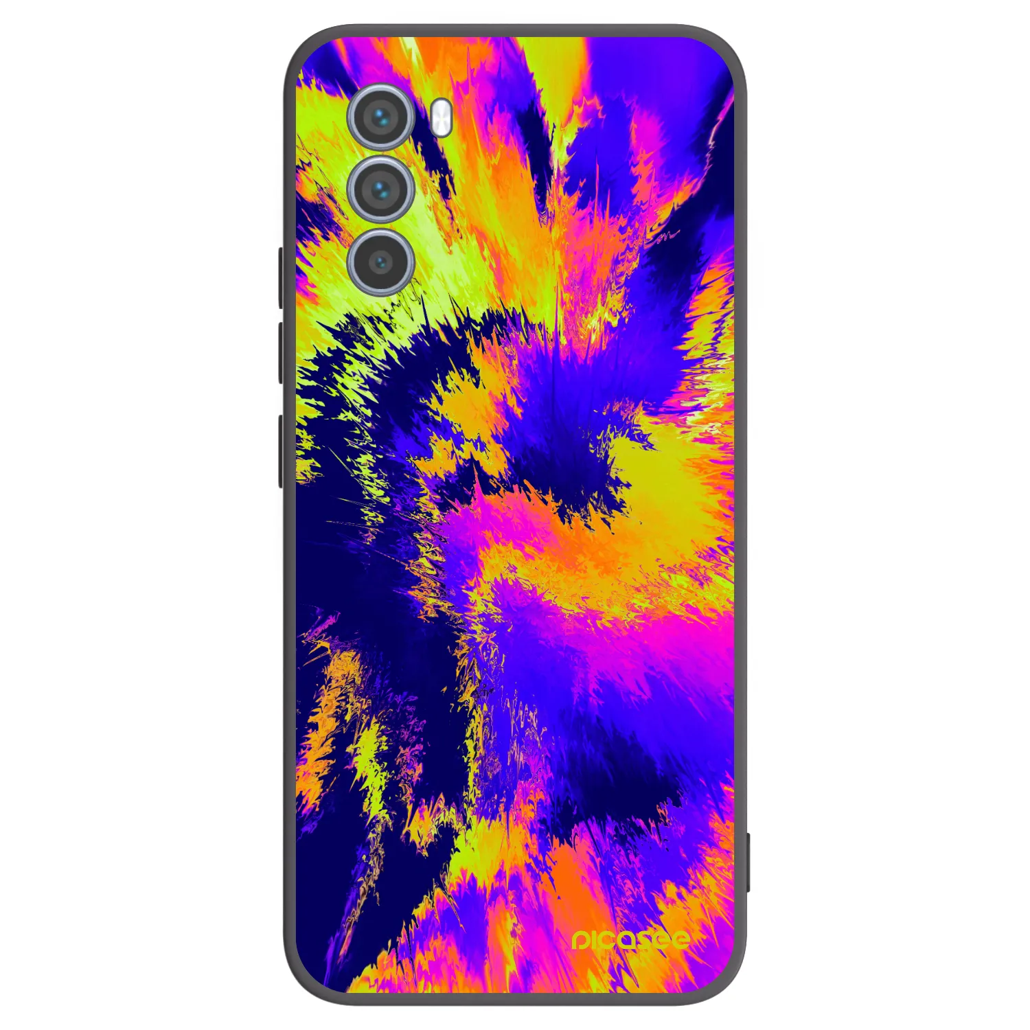 Picasee fekete szilikon tok az alábbi mobiltelefonokra Motorola Moto G62 - Burn