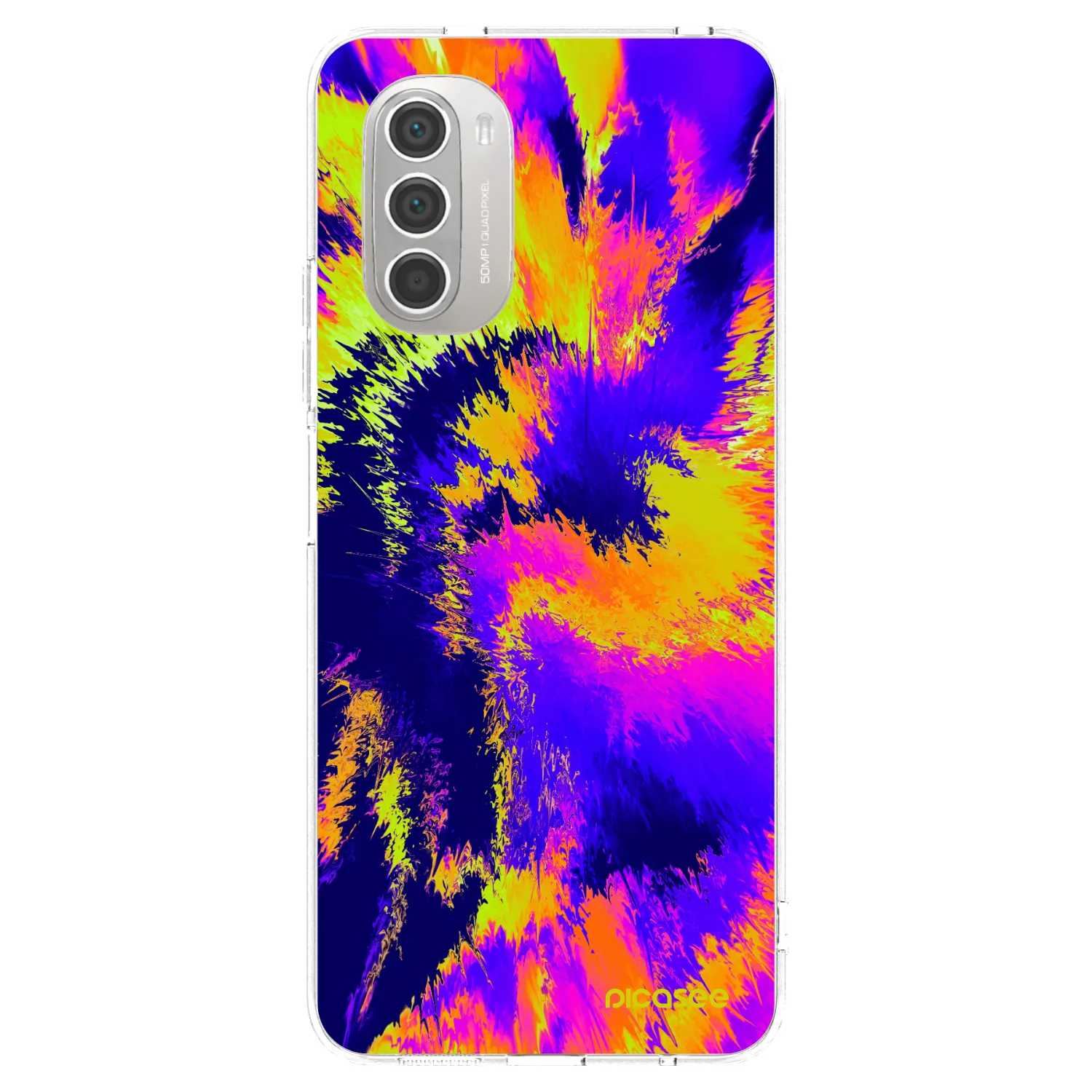 Picasee átlátszó szilikon tok az alábbi mobiltelefonokra Motorola Moto G51 - Burn