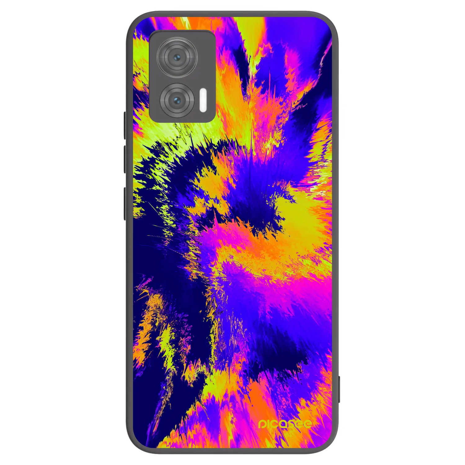 Picasee fekete szilikon tok az alábbi mobiltelefonokra Motorola Edge 30 Neo - Burn
