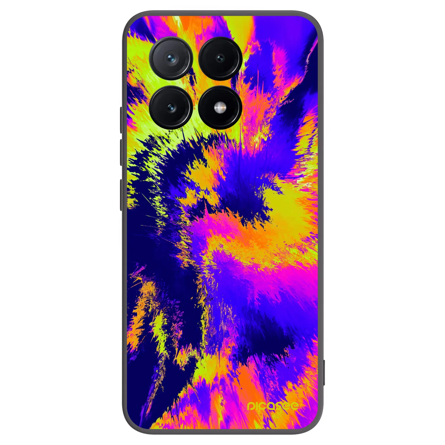 Picasee fekete szilikon tok az alábbi mobiltelefonokra Xiaomi Poco X6 Pro - Burn