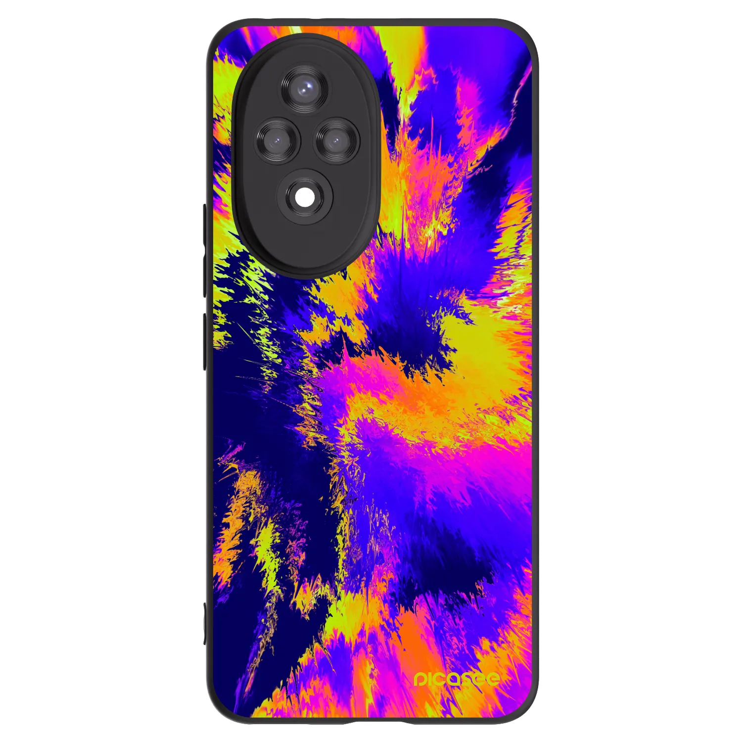 Picasee fekete szilikon tok az alábbi mobiltelefonokra Honor 200 Pro 5G - Burn