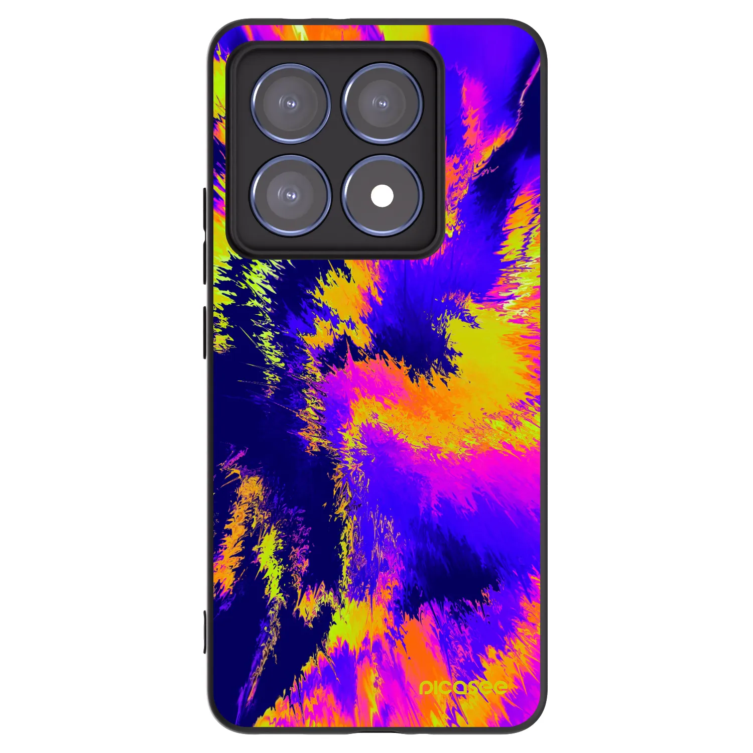 Picasee fekete szilikon tok az alábbi mobiltelefonokra Xiaomi 14T Pro - Burn