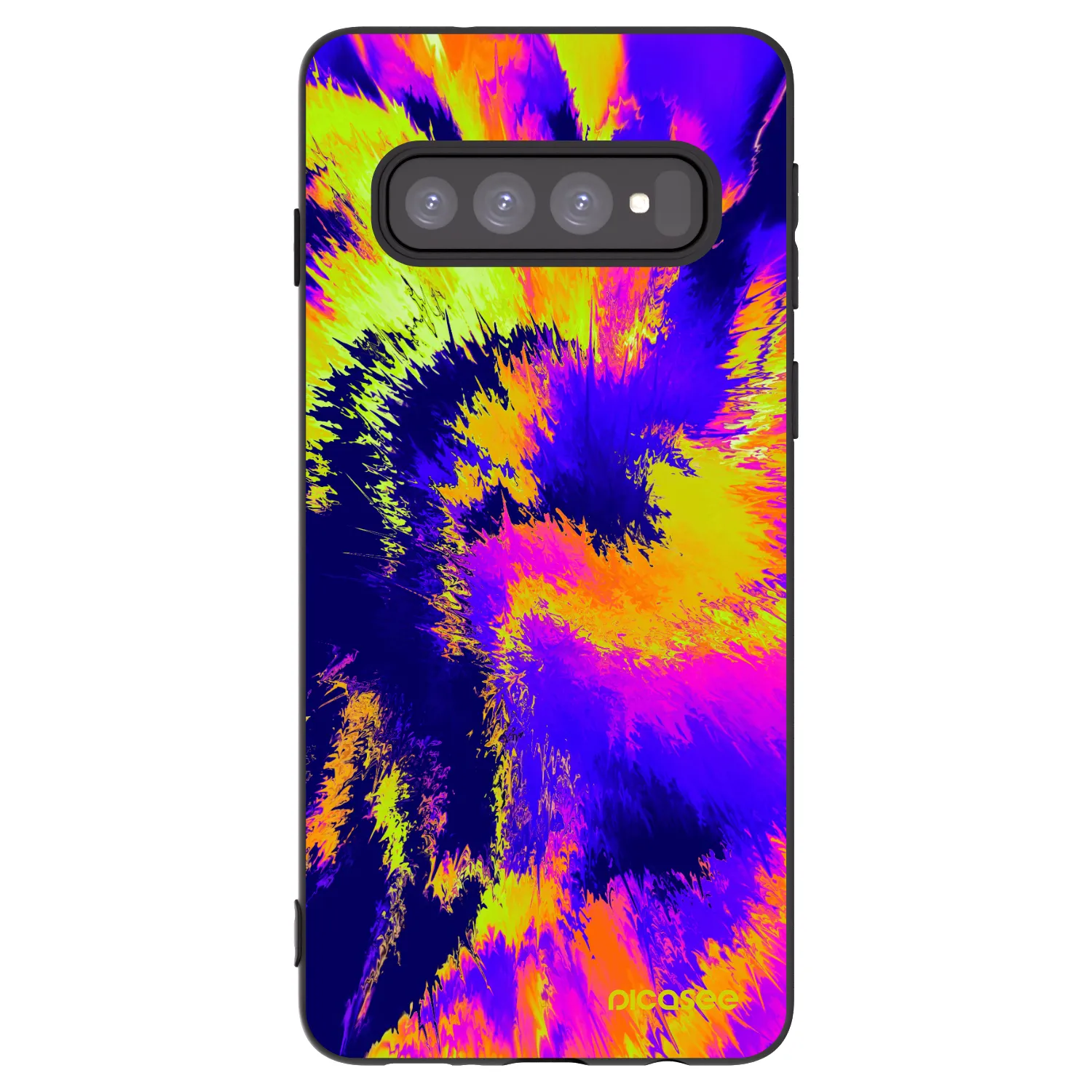 Picasee fekete szilikon tok az alábbi mobiltelefonokra Samsung Galaxy S10 G973 - Burn