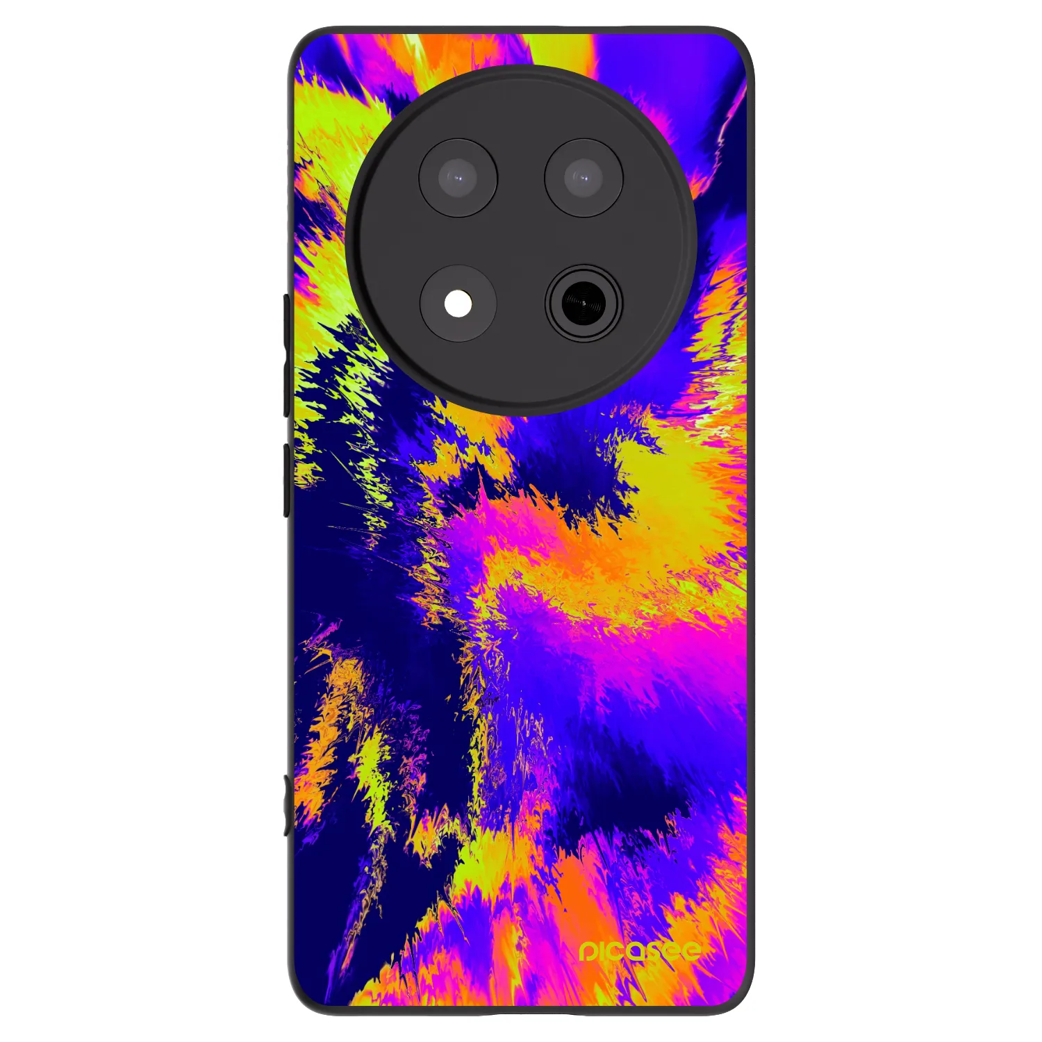 Picasee fekete szilikon tok az alábbi mobiltelefonokra Honor Magic7 Lite 5G - Burn