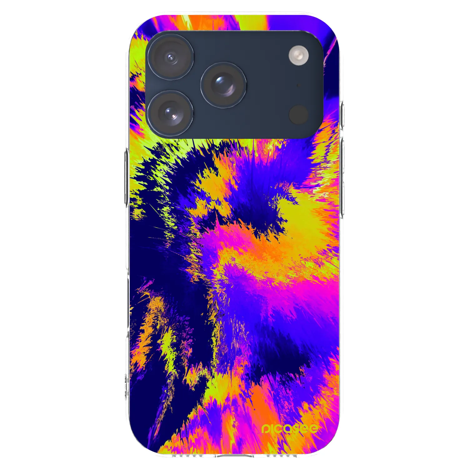 Picasee átlátszó szilikon tok az alábbi mobiltelefonokra Apple iPhone 17 Pro - Burn
