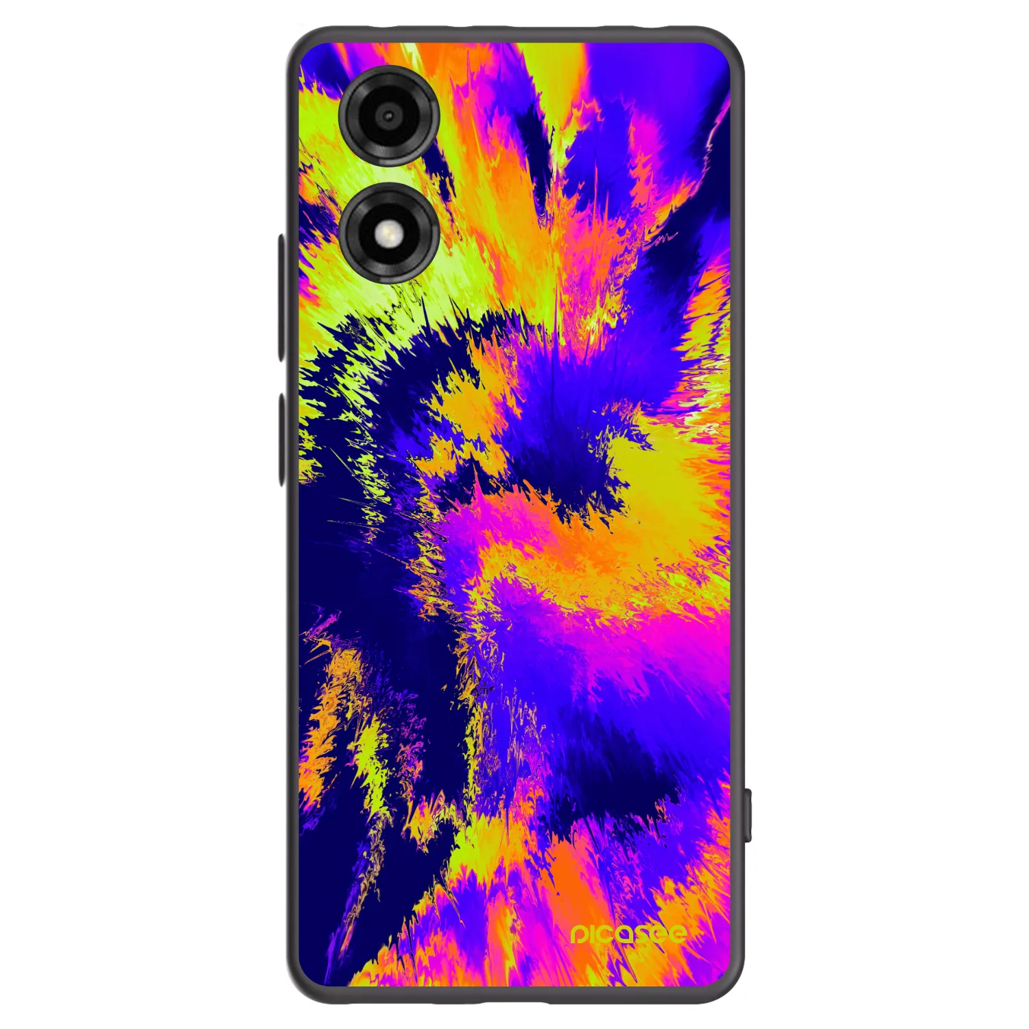 Picasee fekete szilikon tok az alábbi mobiltelefonokra Motorola Moto E14 - Burn