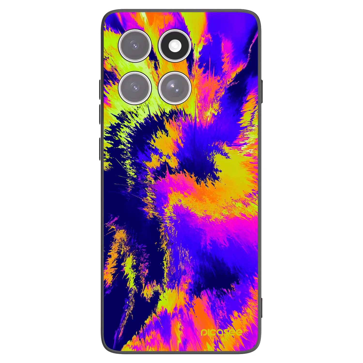 Picasee fekete szilikon tok az alábbi mobiltelefonokra Motorola Edge 60 Fusion - Burn