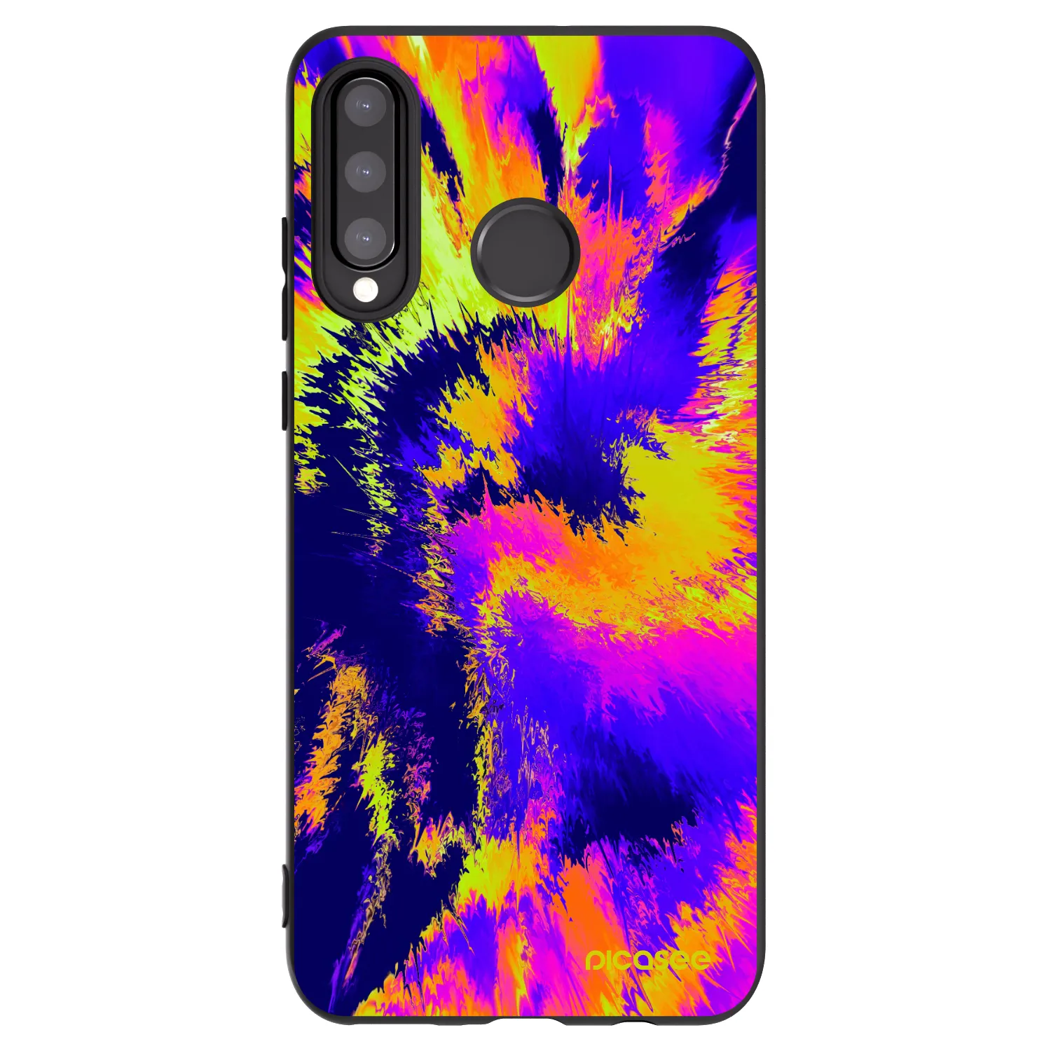 Picasee fekete szilikon tok az alábbi mobiltelefonokra Huawei P30 Lite - Burn