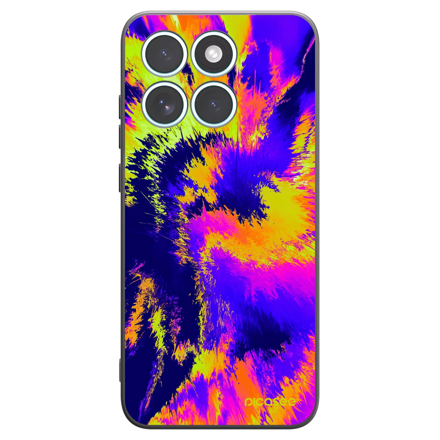 Picasee fekete szilikon tok az alábbi mobiltelefonokra Motorola Edge 70 Fusion - Burn