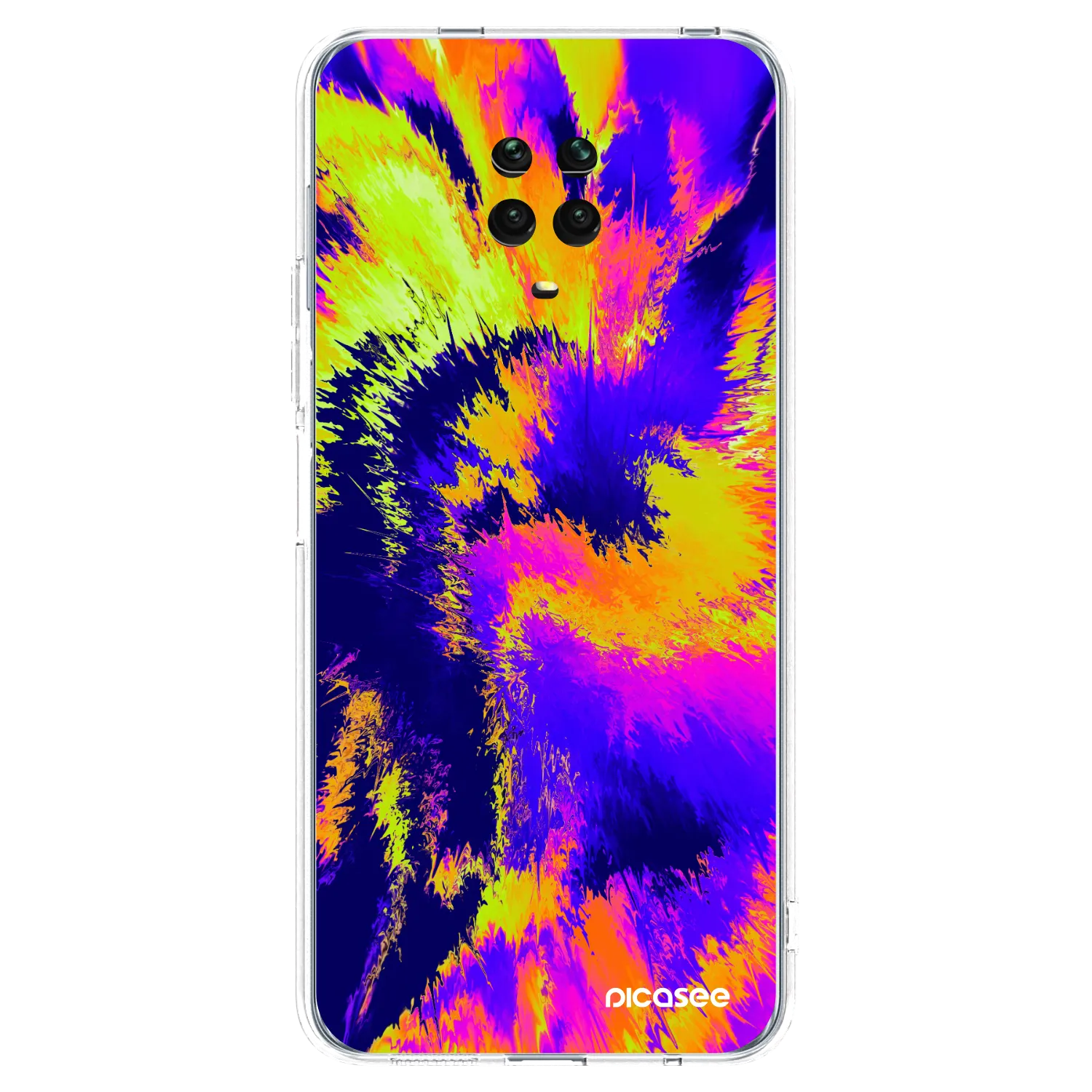 Picasee átlátszó szilikon tok az alábbi mobiltelefonokra Xiaomi Redmi Note 9S - Burn