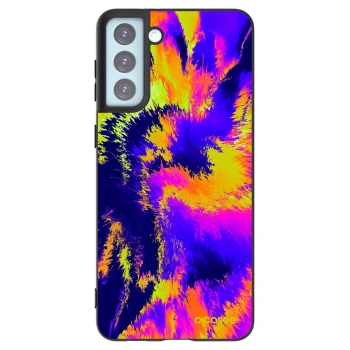 Picasee fekete szilikon tok az alábbi mobiltelefonokra Samsung Galaxy S21+ 5G G996F - Burn