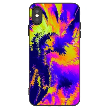 Picasee fekete szilikon tok az alábbi mobiltelefonokra Apple iPhone XS Max - Burn